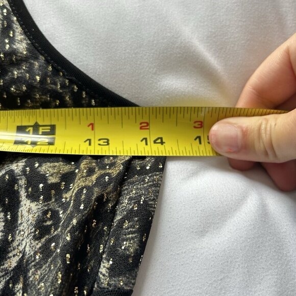 Vintage 90s Y2K Cheetah Sequins Maxi Dress Womens 36 Fairy Whimsical Coquette - Picture 2 of 9